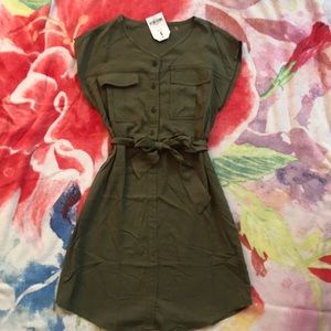 Crazy 8 girls olive dress
